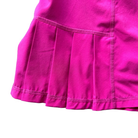 Athleta Warrior skirt tennis golf skirt built in shorts magenta pink size small - Picture 3 of 10